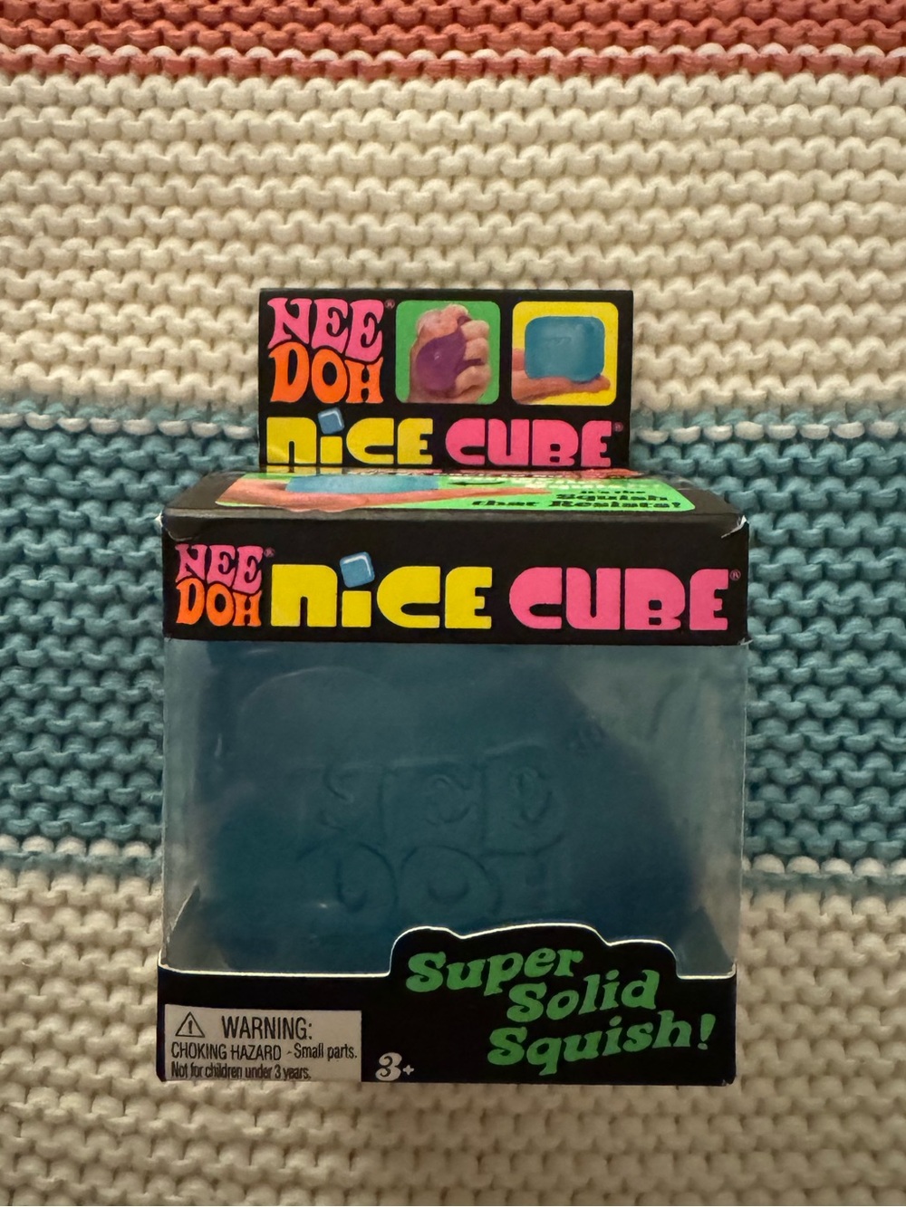 Original Needoh Nice Cube Blue